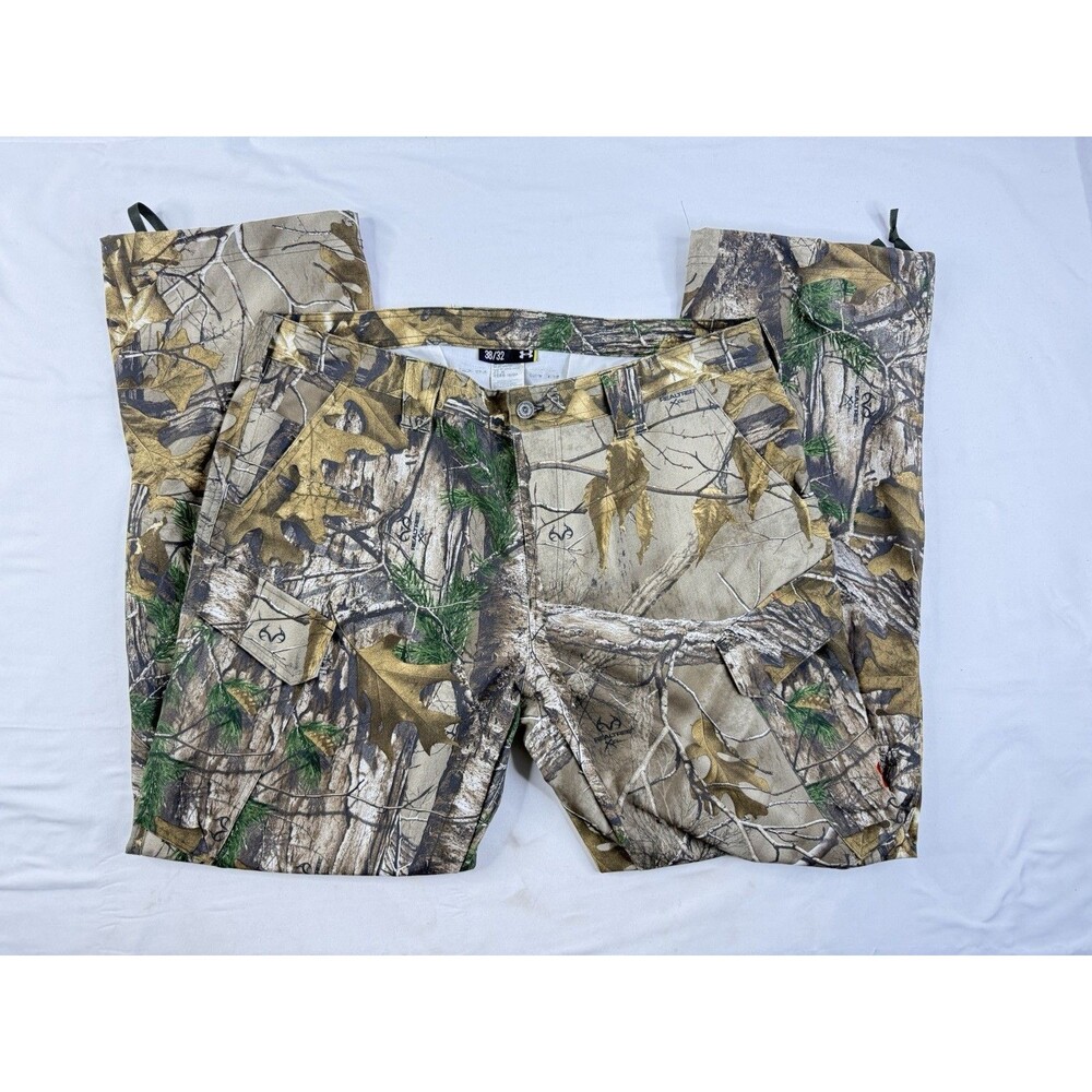 Under Armour Realtree Xtra Storm Pant Camo UA Hunting Cargo Field Pant Men 38x32